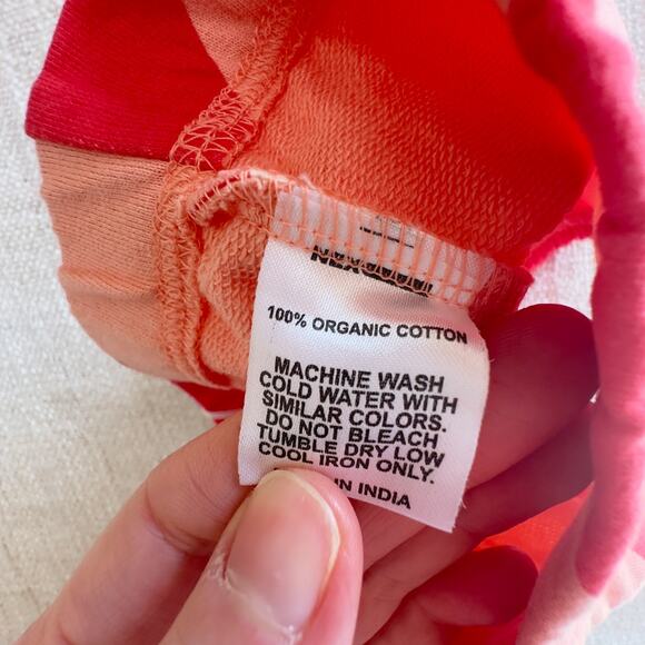 NWT Kid & Kind Pink Striped Organic Cotton Bloomer Shorts 6-12mo - Picture 4 of 4